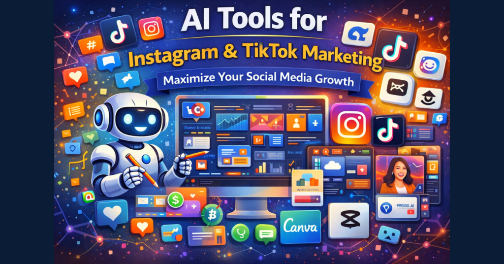 AI tools for Instagram and Tiktok marketing