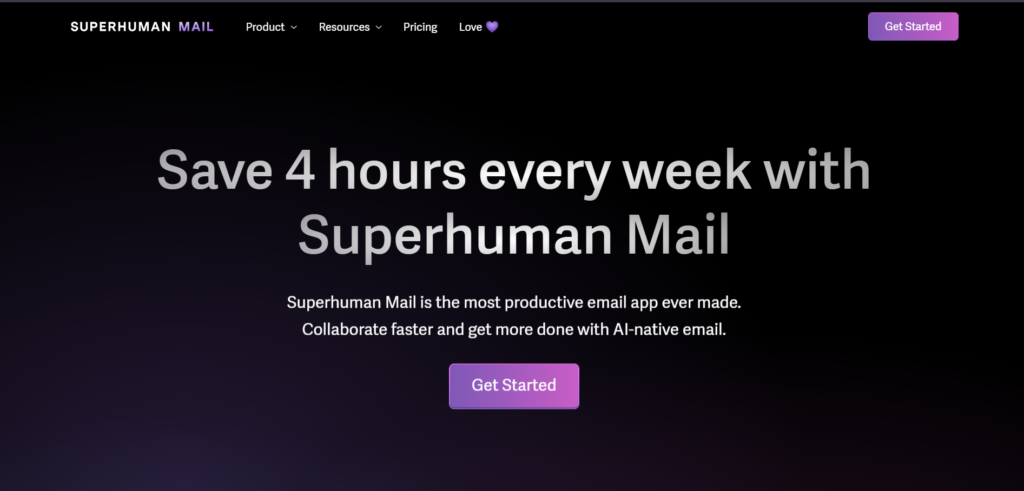 AI email writing tool
